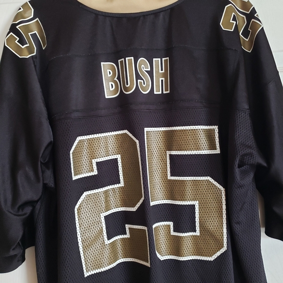 New Orleans Saints Reggie Bush 25 NFL Authentic Reebok XL - Picture 7 of 7